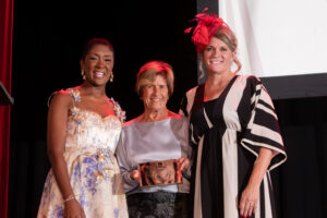 CAPACares President and CEO Dr Kristina Jones, Jan Smith, and Cindy Grant from JSL